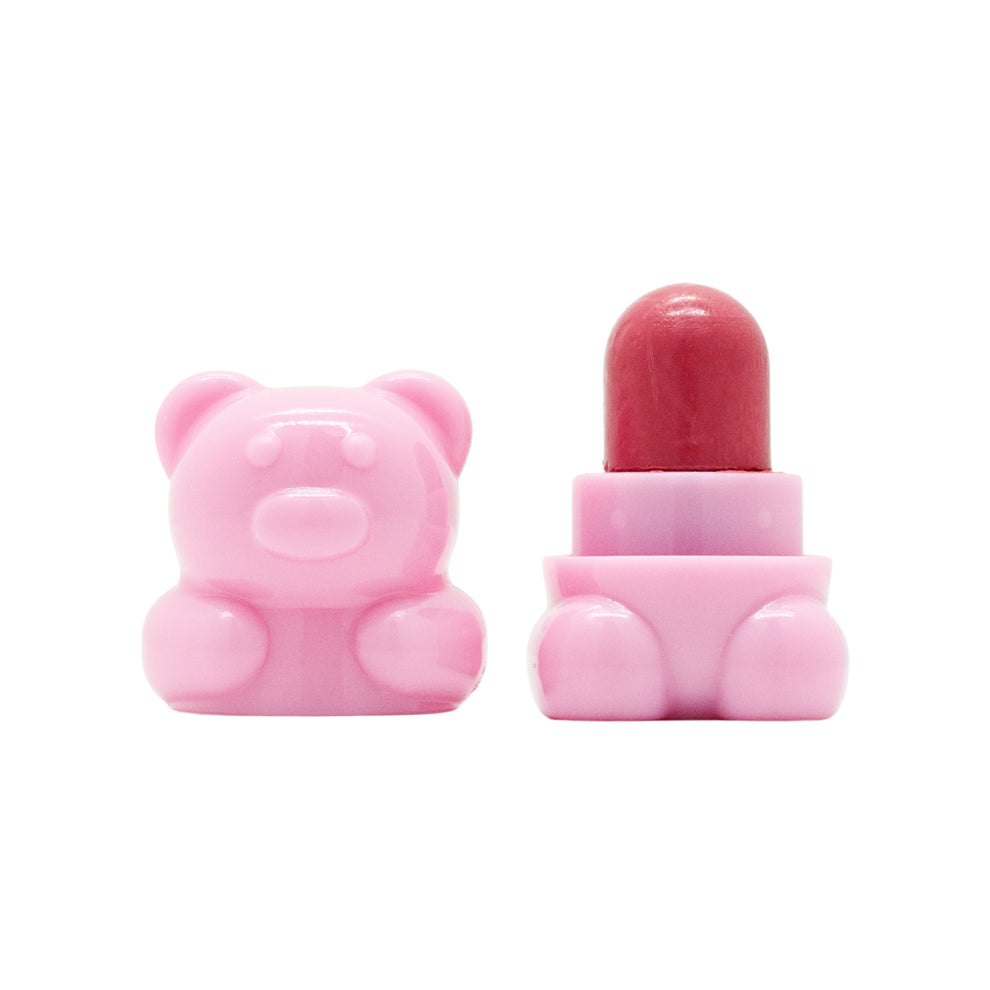 Cathy Doll #01 Candy Pink Shiny Bear Lip Moist 1.1g