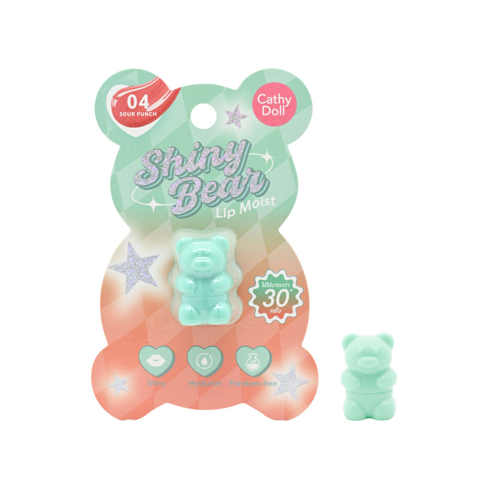 Cathy Doll #04 Sour Punch Shiny Bear Lip Moist 1.1g