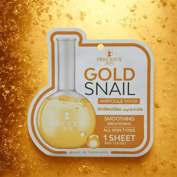 PRECIOUS SKIN GOLD SNAIL AMPOULE MASK