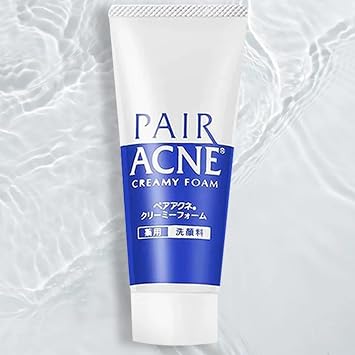 Lion Pair Ance Creamy Foam Anti- Acne Cleansing Cream Facial Cleanser for Adult