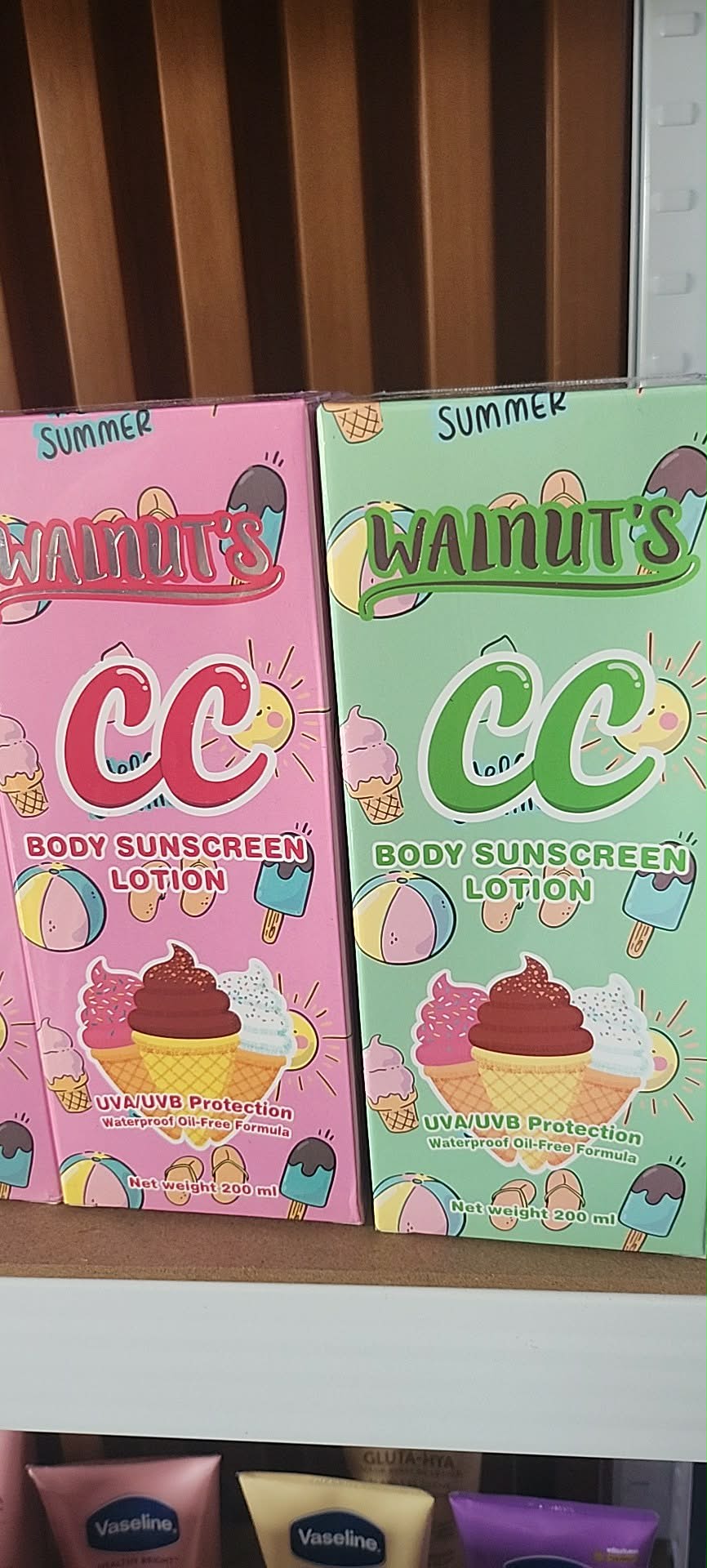 Walnut’s CC Body Tone – Up Sunscreen Lotion Pink