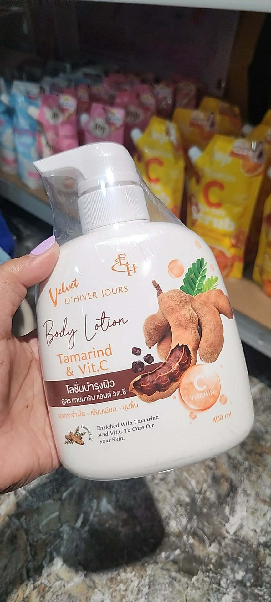EH Velvet D'Hiver Jours Body Lotion - Tamarind & Vit C