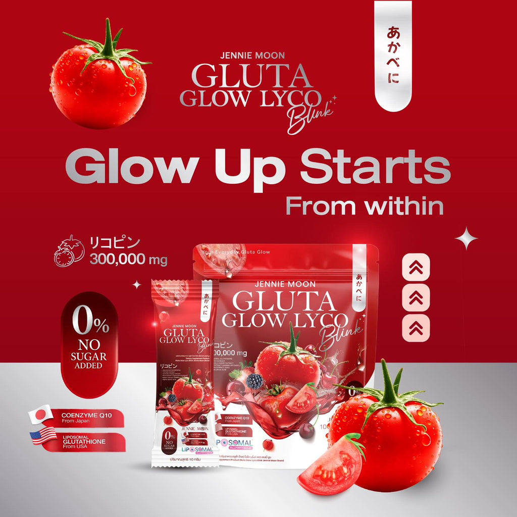 Jennie Moon Gluta Glow Lyco Blink Drink (30 Sachets)