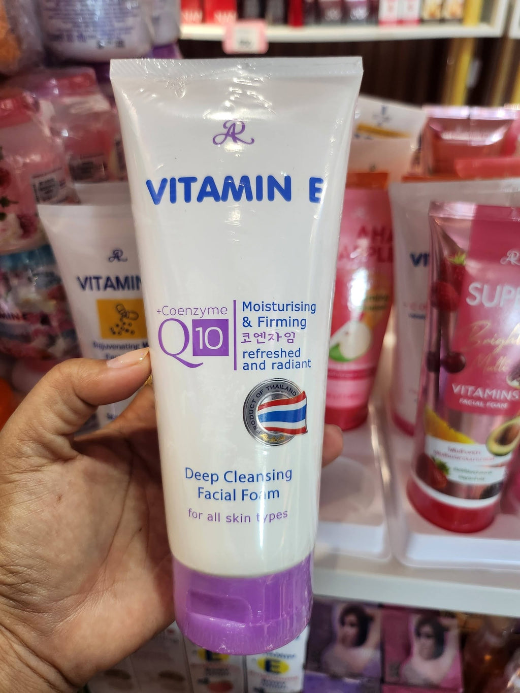 AR VITAMIN E + COENZIME Q10 FACIAL FOAM