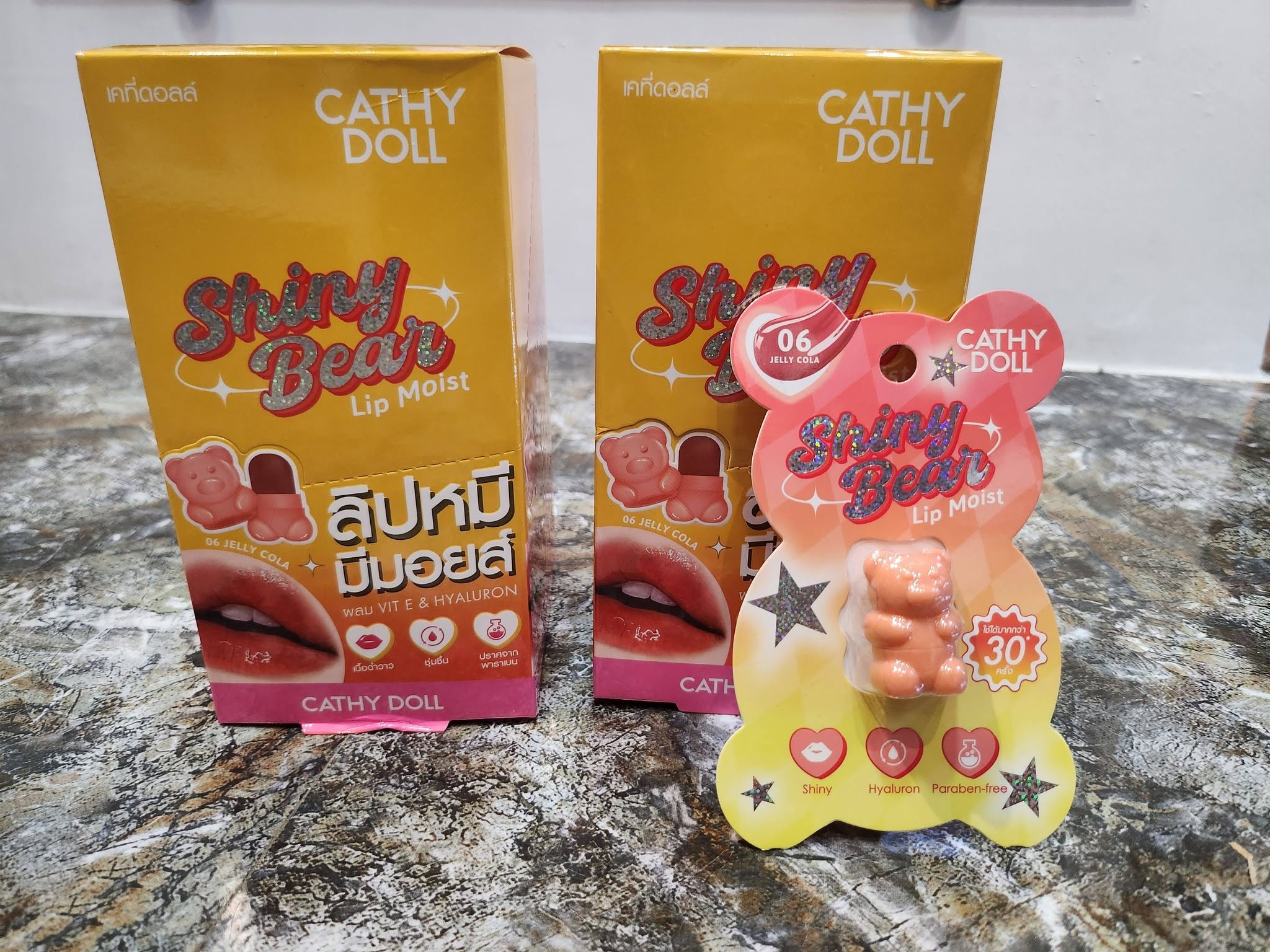 Cathy Doll #06 Jelly Cola Shiny Bear Lip Moist 1.1g