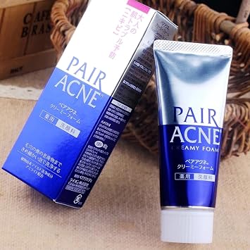 Lion Pair Ance Creamy Foam Anti- Acne Cleansing Cream Facial Cleanser for Adult