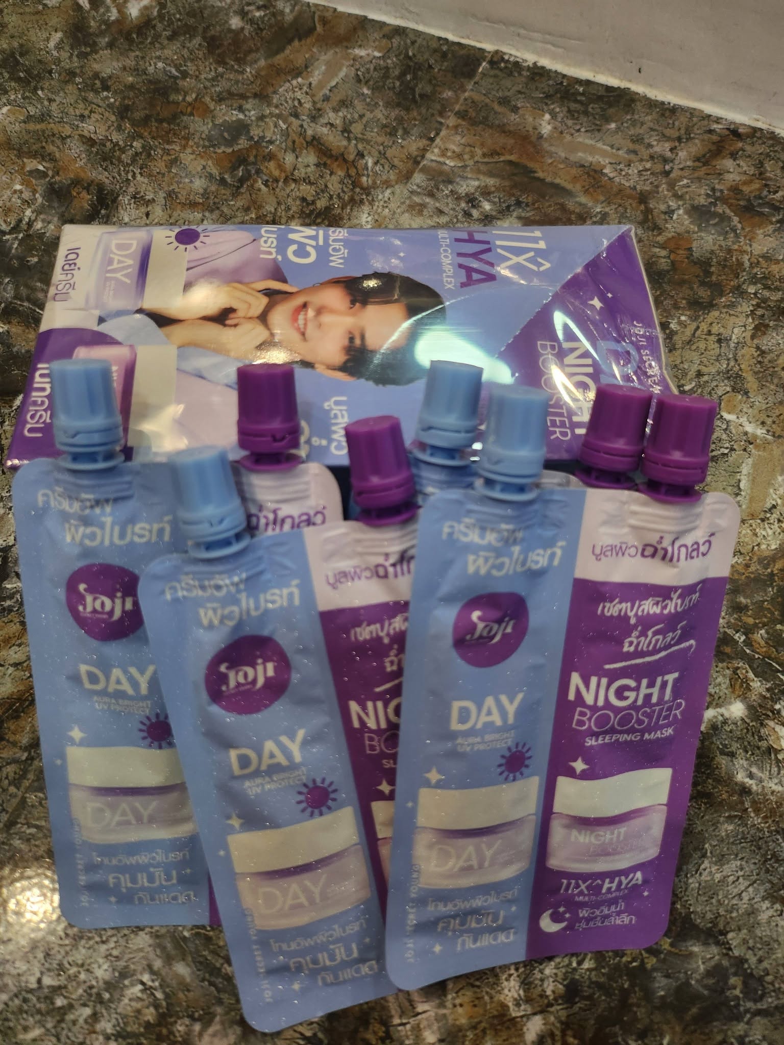 JOJI Secret Young Day Aura Bright Uv Protect & Night Booster Sleeping Mask