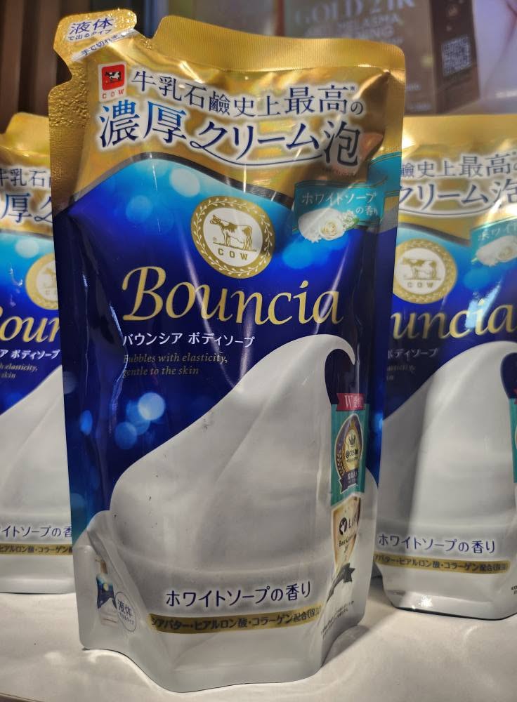 Bouncia Body Soap Wash Refill Moisturizing Foaming Body Wash 360ml