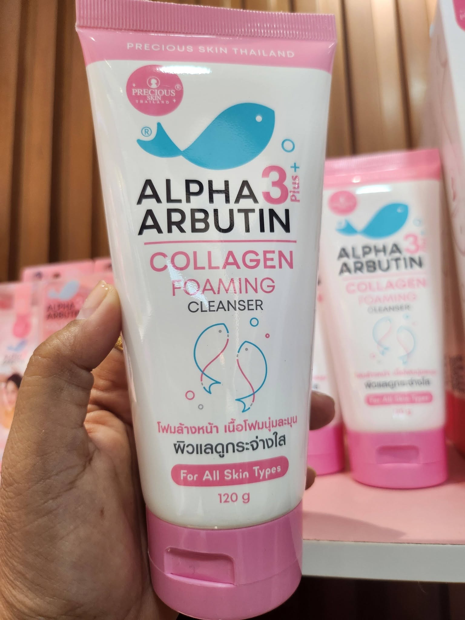 PRECIOUS SKIN ALPHA ARBUTIN 3+ COLLAGEN FOAMING CLEANSER
