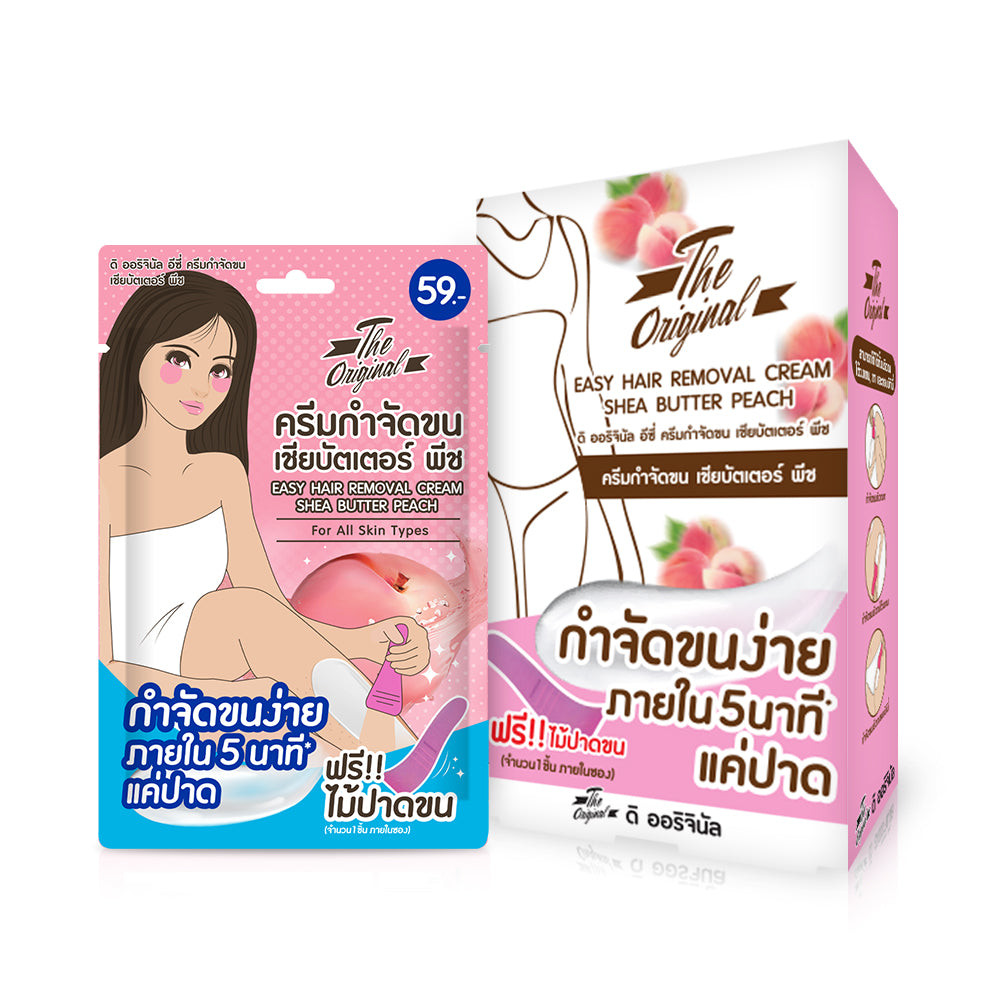 Easy Hair Removal Cream Shea Butter Peach