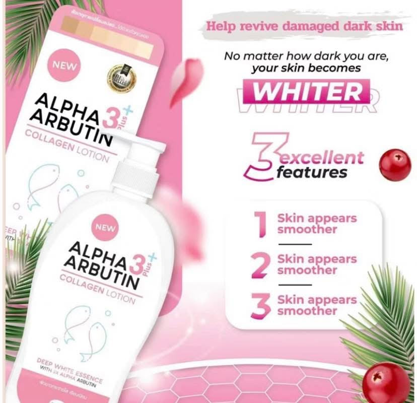 PRECIOUS SKIN THAILAND ALPHA ARBUTIN COLLAGEN 3+ PLUS BODY LOTION