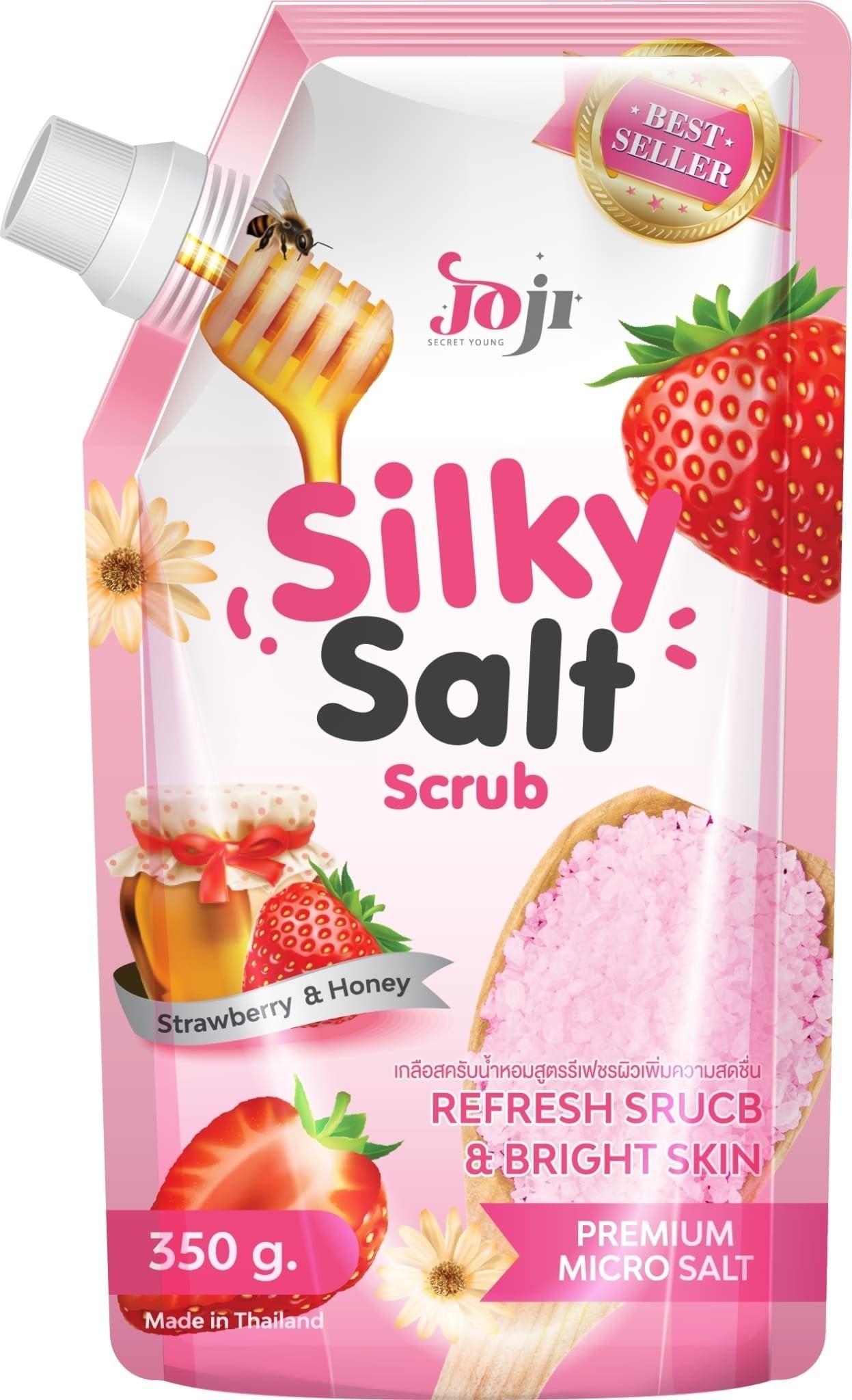 JOJI SECRET YOUNG SILKY SALT SCRUB STRAWBERRY & HONEY