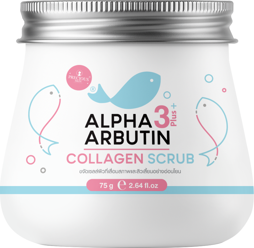 PRECIOUS SKIN ALPHA ARBUTIN 3PLUS+ COLLAGEN SCRUB