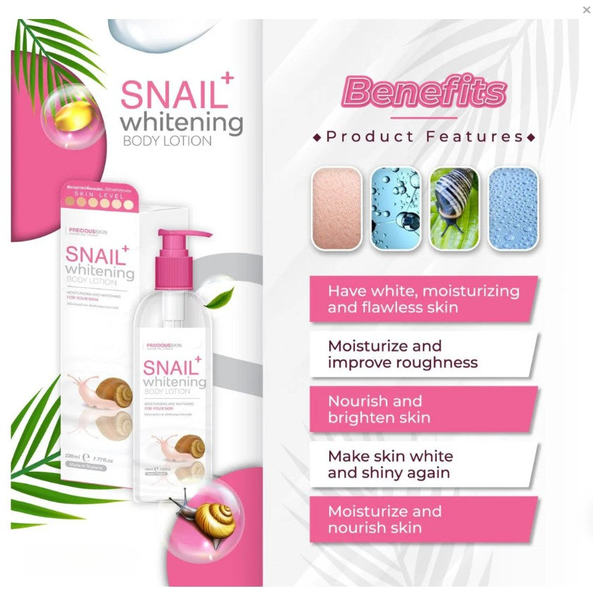 PRECIOUS SKIN SNAIL WHITENING BODY LOTION