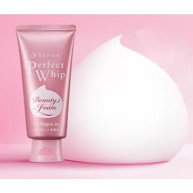Senka Perfect Whip Collagen-In Rich Foam Hydrating Facial Wash
