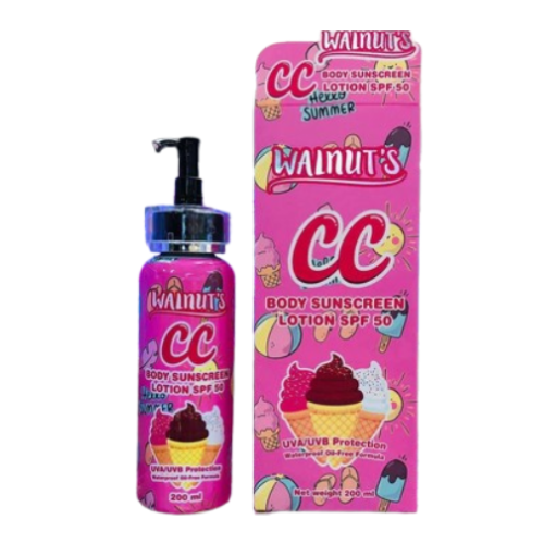 Walnut’s CC Body Tone – Up Sunscreen Lotion Pink