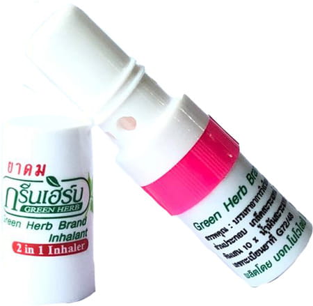 2-in-1 Aromatherapy Nasal Relief Stick - Green Herb Inhaler