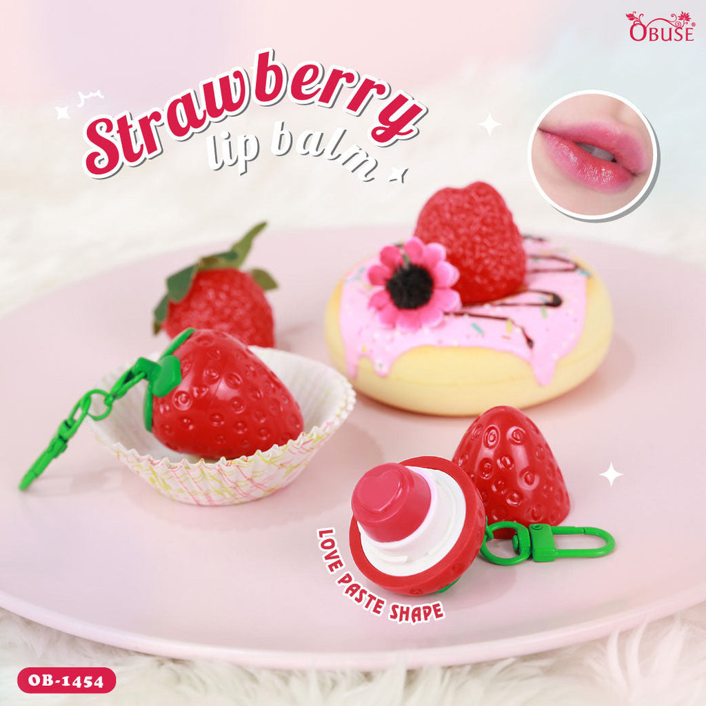 Obuse Strawberry Magic Lip Balm
