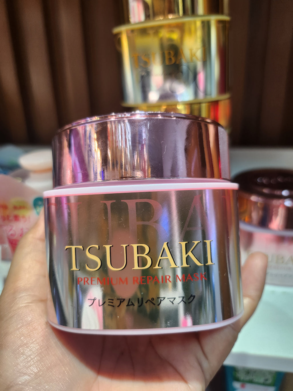 TSUBAKI Premium Repair Hair Mask Pink Camellia