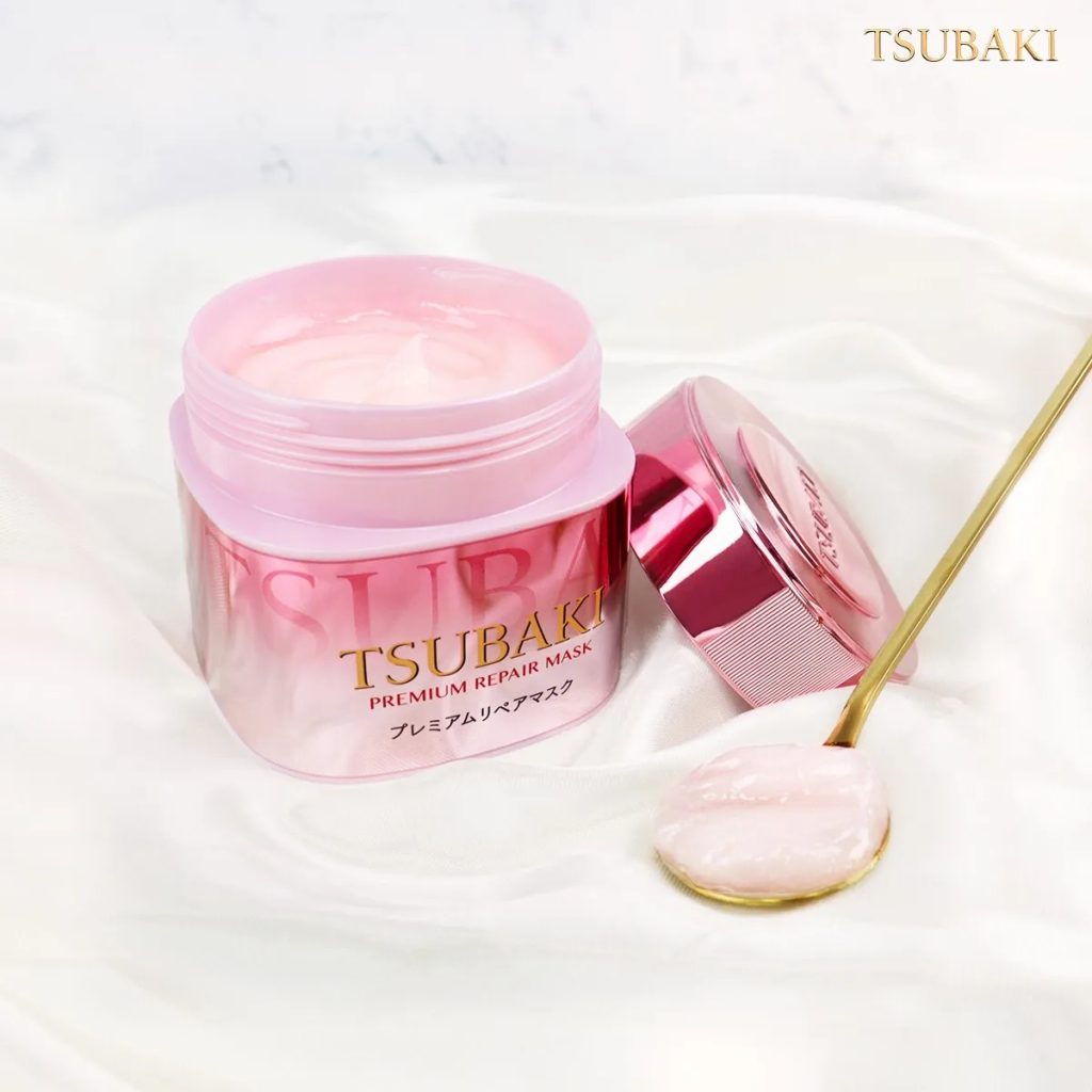 TSUBAKI Premium Repair Hair Mask Pink Camellia